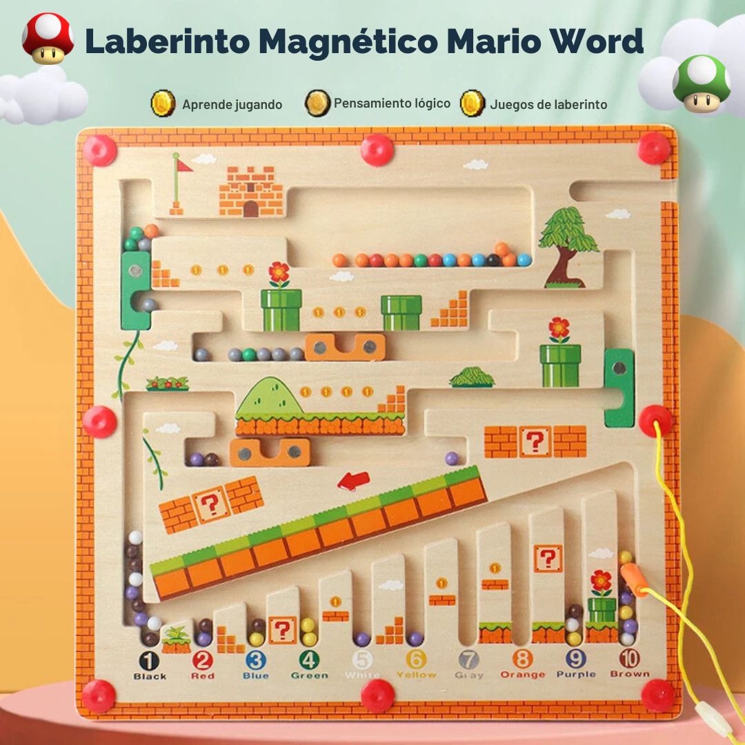 Magnetic world™ Laberinto Magnético MARIO BROSS